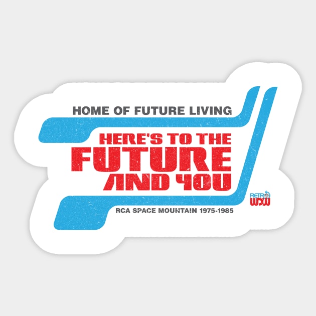 Home of Future Living Sticker by RetroWDW